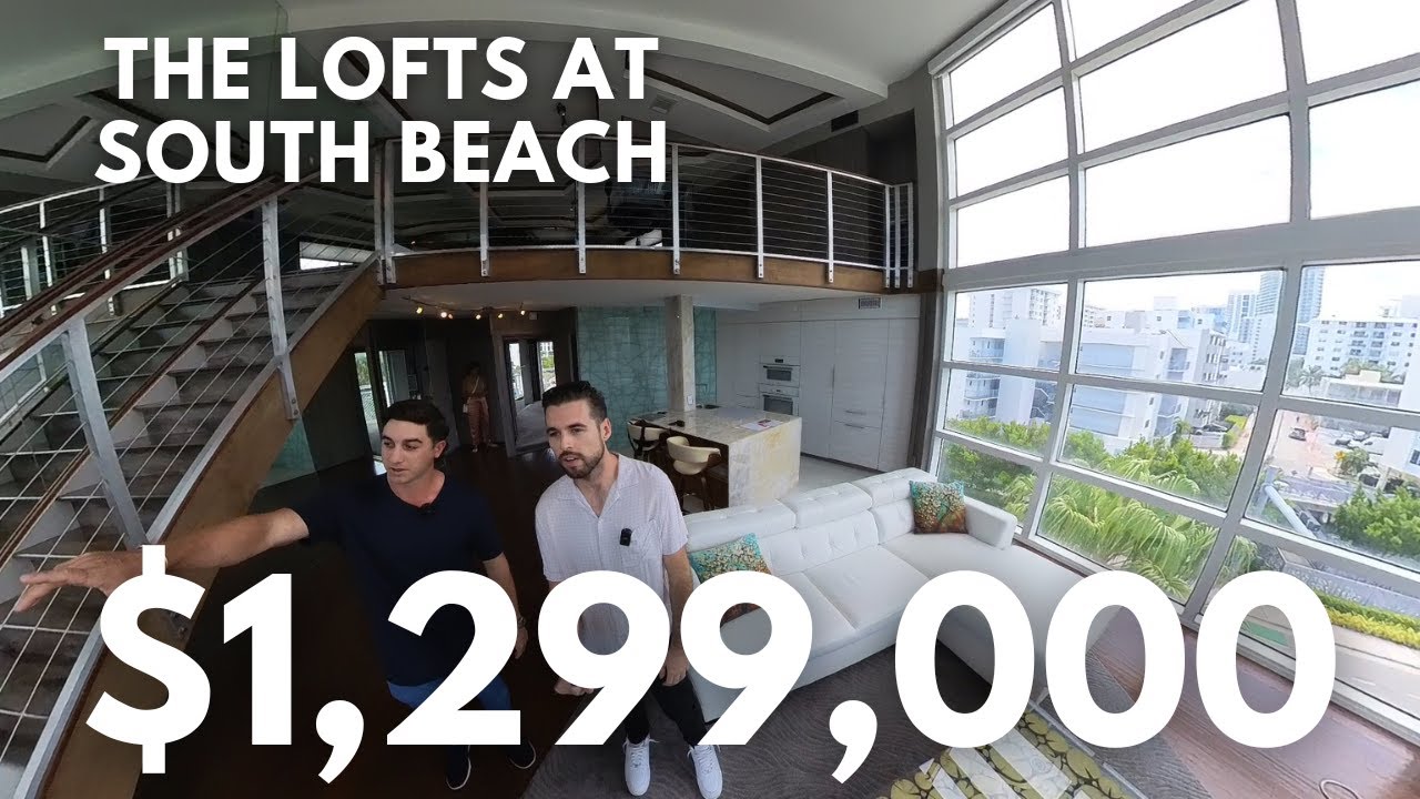 What $1.2M gets you in Miami Beach - The Lofts at South Beach Unit 501 Condo Tour