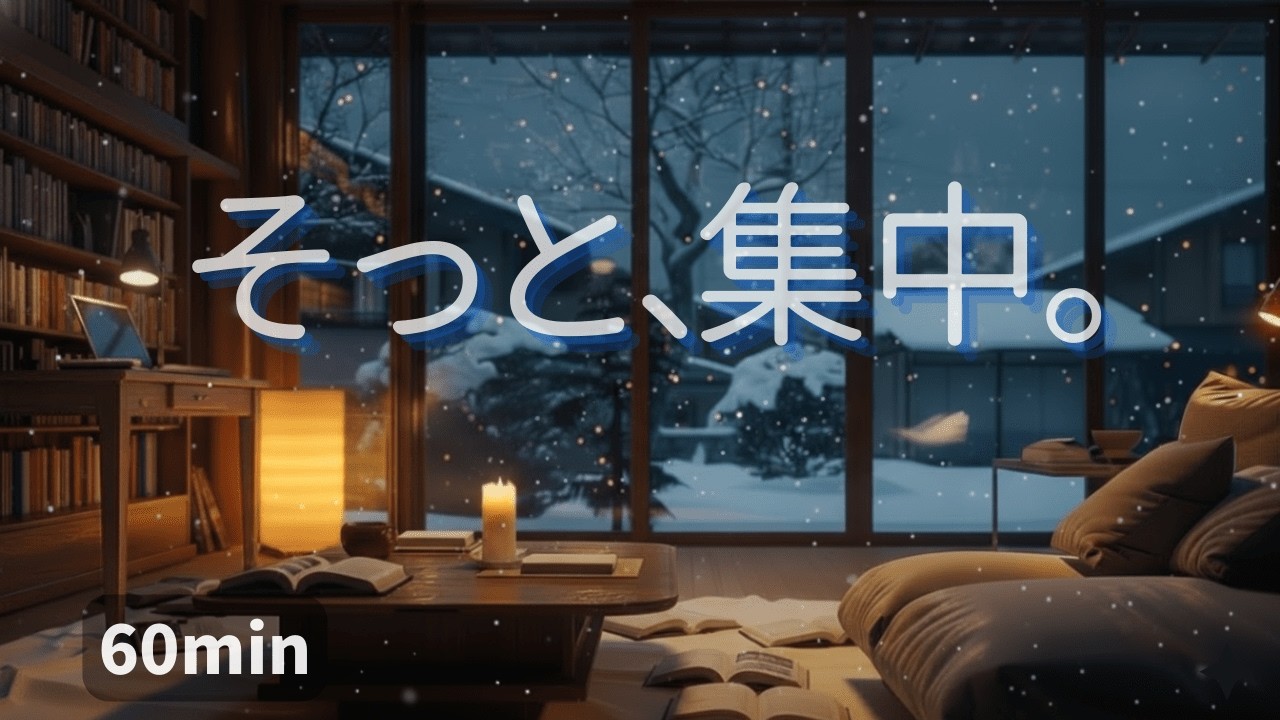 【深夜作業BGM】そっと、集中したい深夜の、静かなチップチューン × Lo-fi | 作業・勉強・夜活 | 静かめ | Quiet Work Session