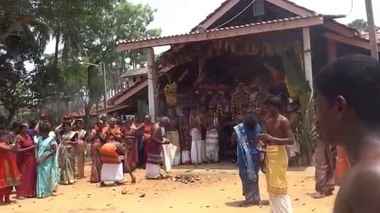 Uduppiddy Vairavar Temple Fire Walking