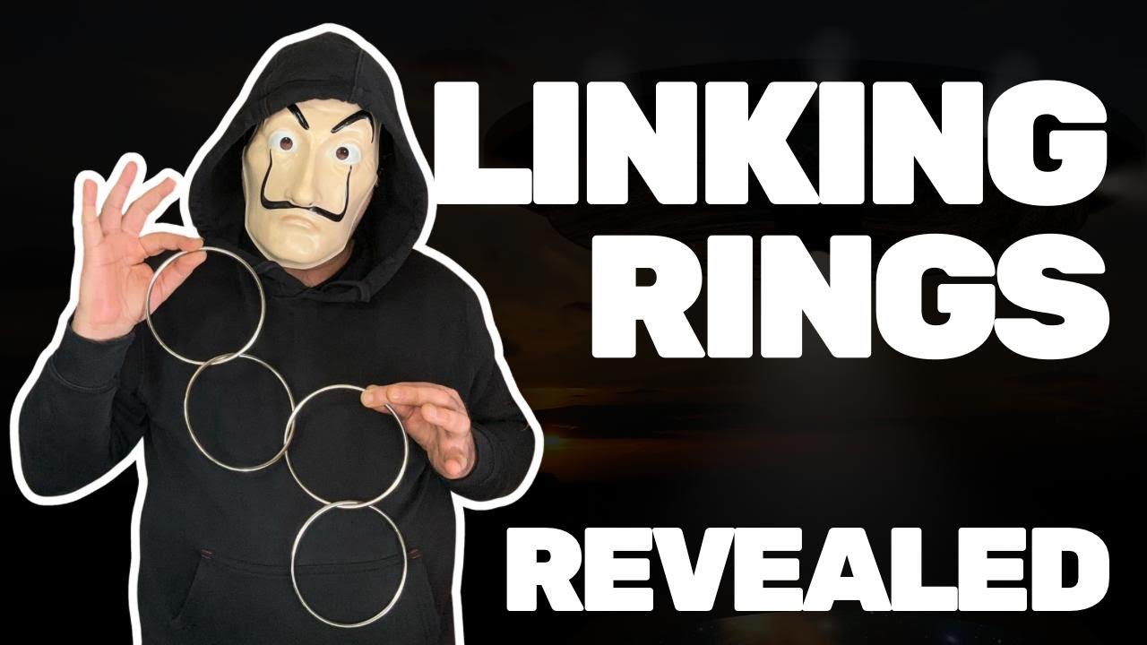 LINKING RINGS TRICK EXPLAINED 🪄 #magic #tricks #tutorial