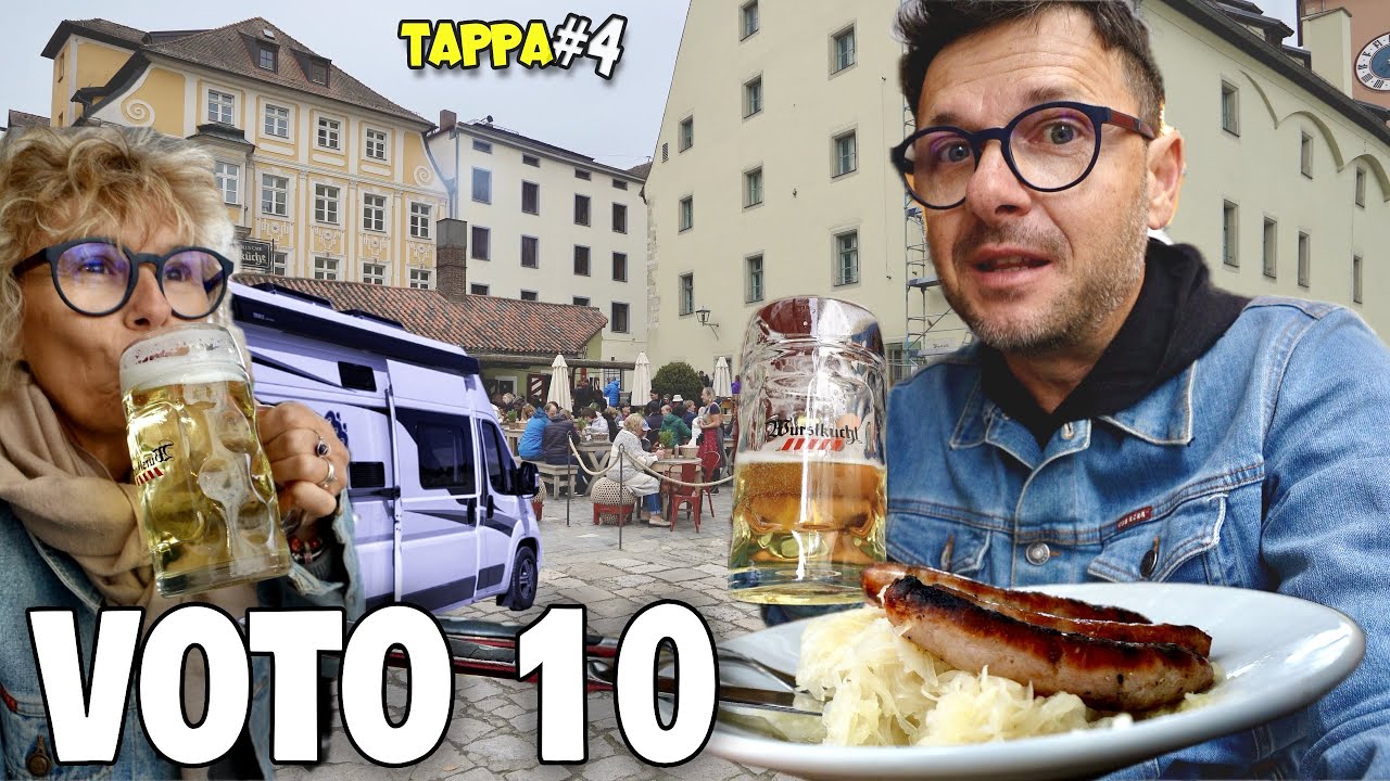 Mangiamo SALSICCE nelle&rsquo;antica LOCANDA 🇩🇪 Ratisbona in Camper