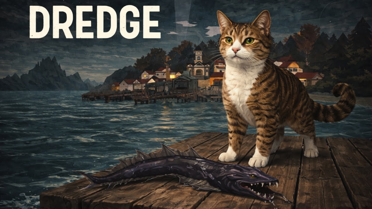 Kratos catches a corrupt fish (Dredge 2)