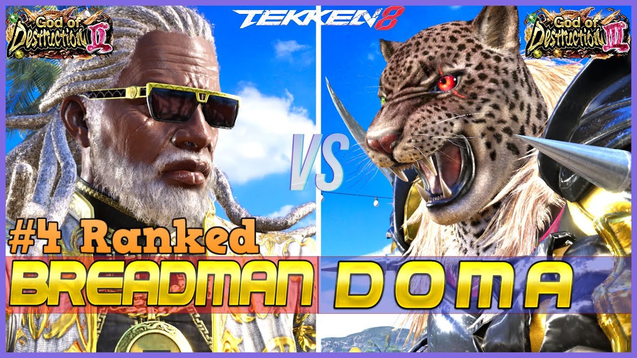 T8 ▰ DOMA (Armor King) Vs BREADMAN (#4 Ranked Leroy Smith) ▰ Tekken 8 High Level Gameplay