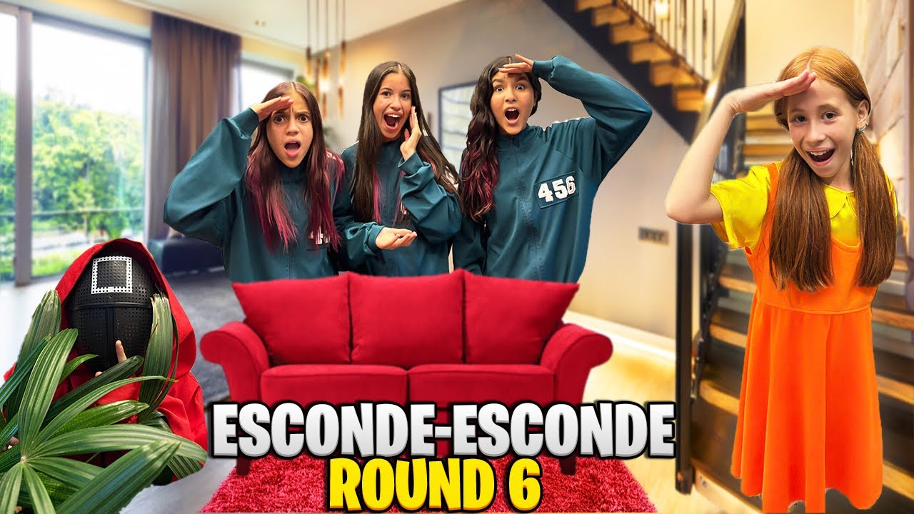 ENTRAMOS NO ESCONDE-ESCONDE DO ROUND 6 ( Irmãs Morais )