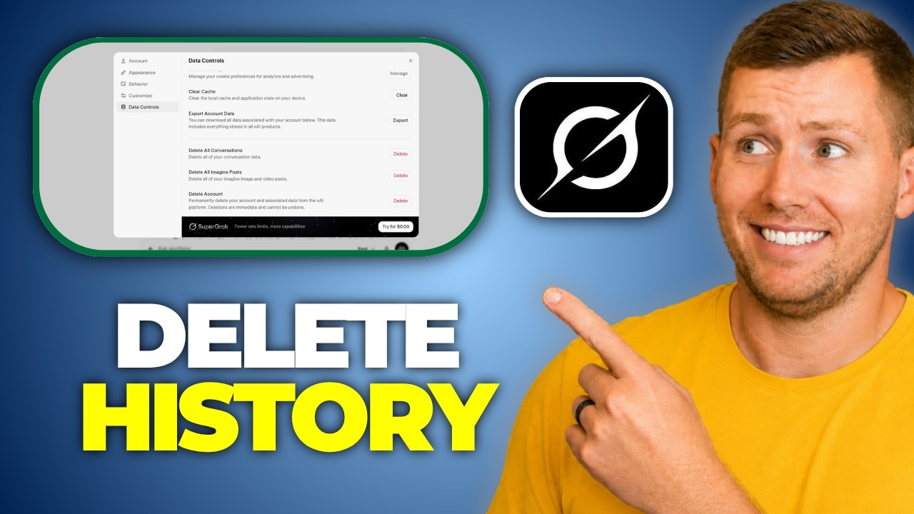 How To Delete Grok Chat History