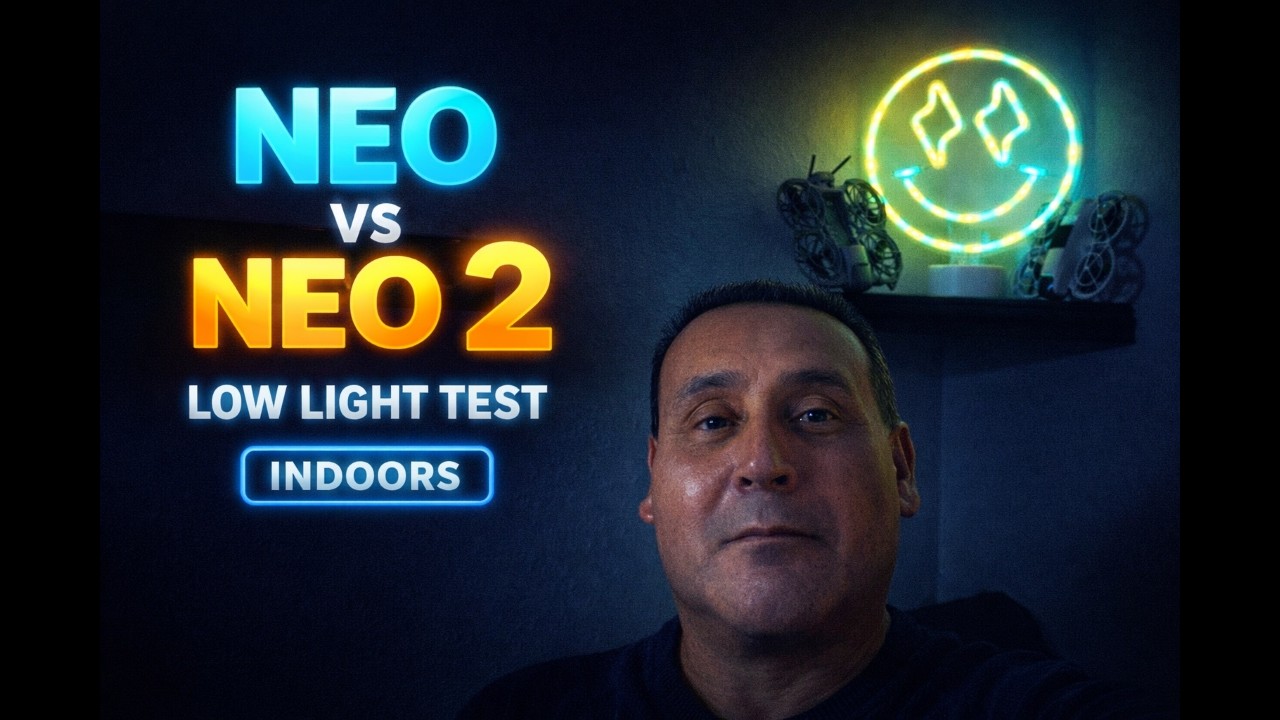 DJI Neo против Neo 2 в условиях низкой освещенности: почему один дрейфует, а другой удерживает по...