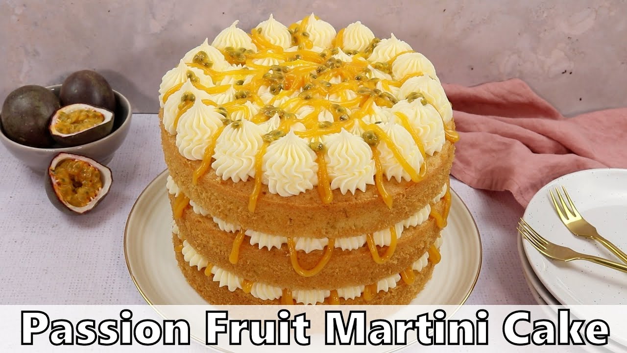 Passion Fruit Martini Cake Recipe