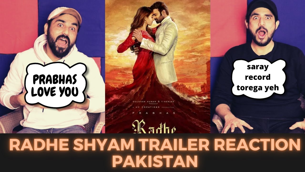 Radhe Shyam Trailer Reaction Pakistan | Prabhas | Pooja Hegde | Bhushan Kumar | Aoun Rizvi & MK