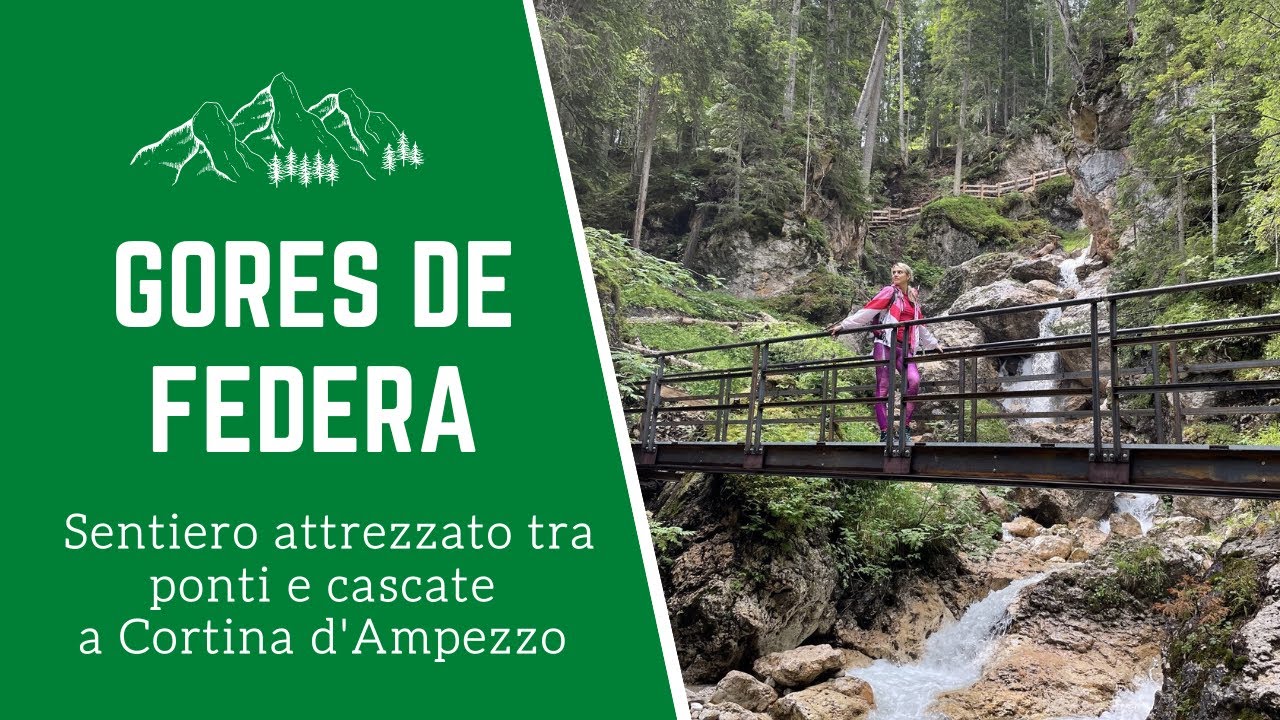 CORTINA D'AMPEZZO: cosa vedere | Trekking tra ponti e cascate a Gores de Federa