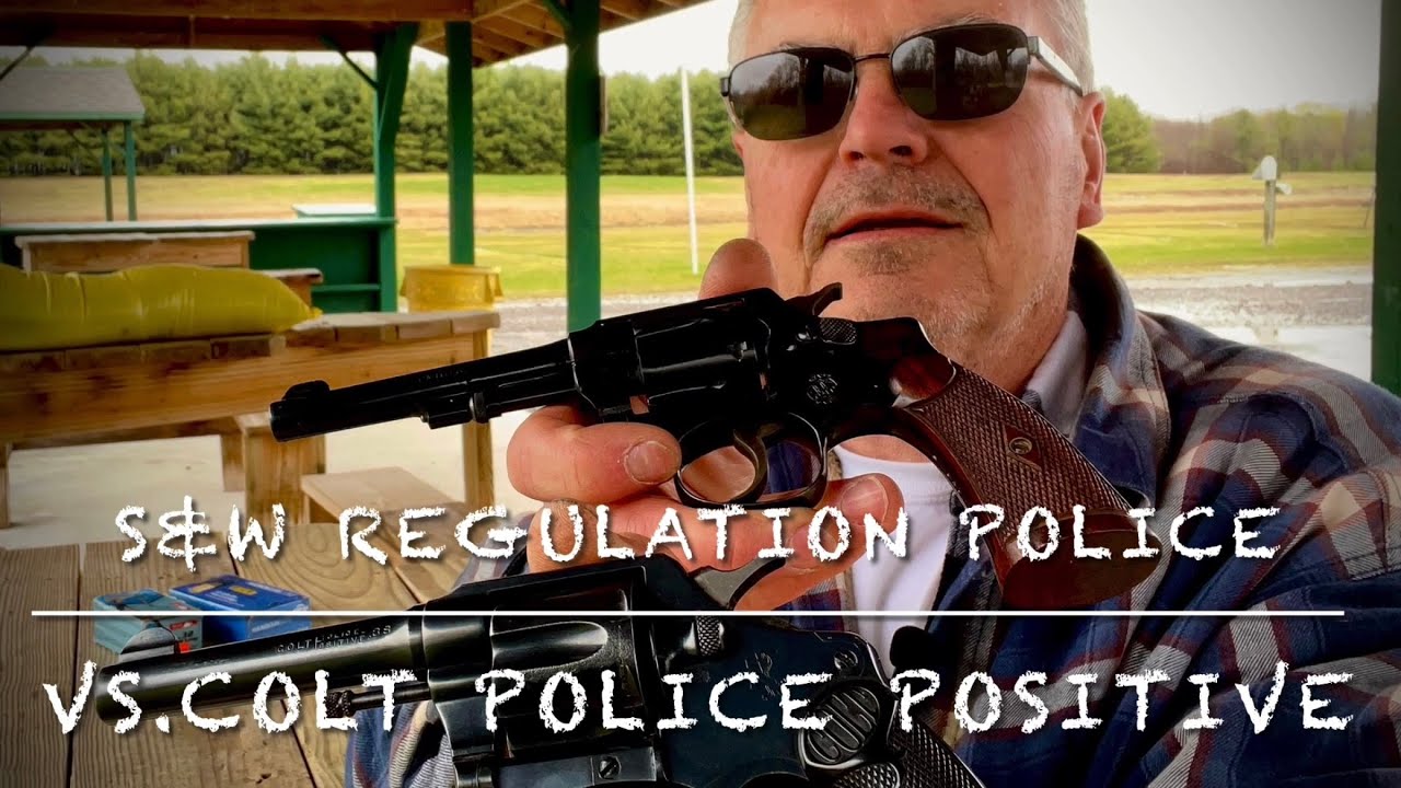 Противостояние: полицейский Colt 1919 года с положительным калибром 38 S&W против полицейского S&...