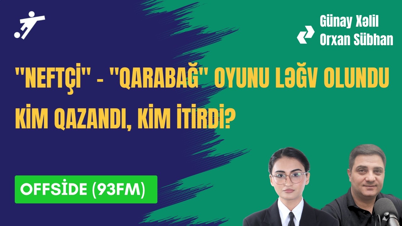 Qurban Qurbanovun üsyanı: Yararsız stadionda niyə futbol oynanılır? - OFFSIDE @SaglamRadio-93fm