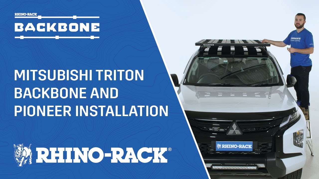 Rhino-Rack | Mitsubishi Triton Backbone and Pioneer Installation