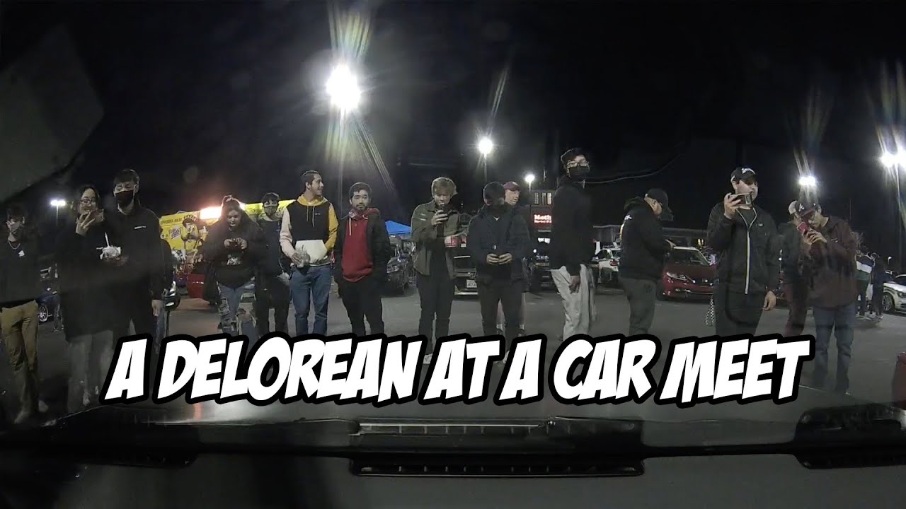 POV: When a DeLorean shows up to a car meet...