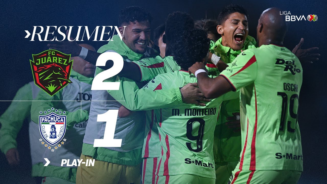 FC JU&Aacute;REZ 2-1 PACHUCA Play In AP25 | &iexcl;Hist&oacute;rica clasificaci&oacute;n de Bravos!