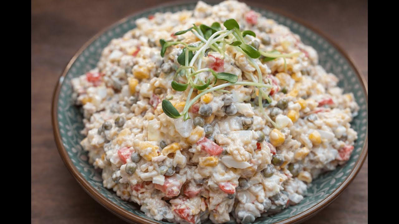 Sałatka konserwowa na śniadanie #prostasałatka #naśniadanie #naimprezę