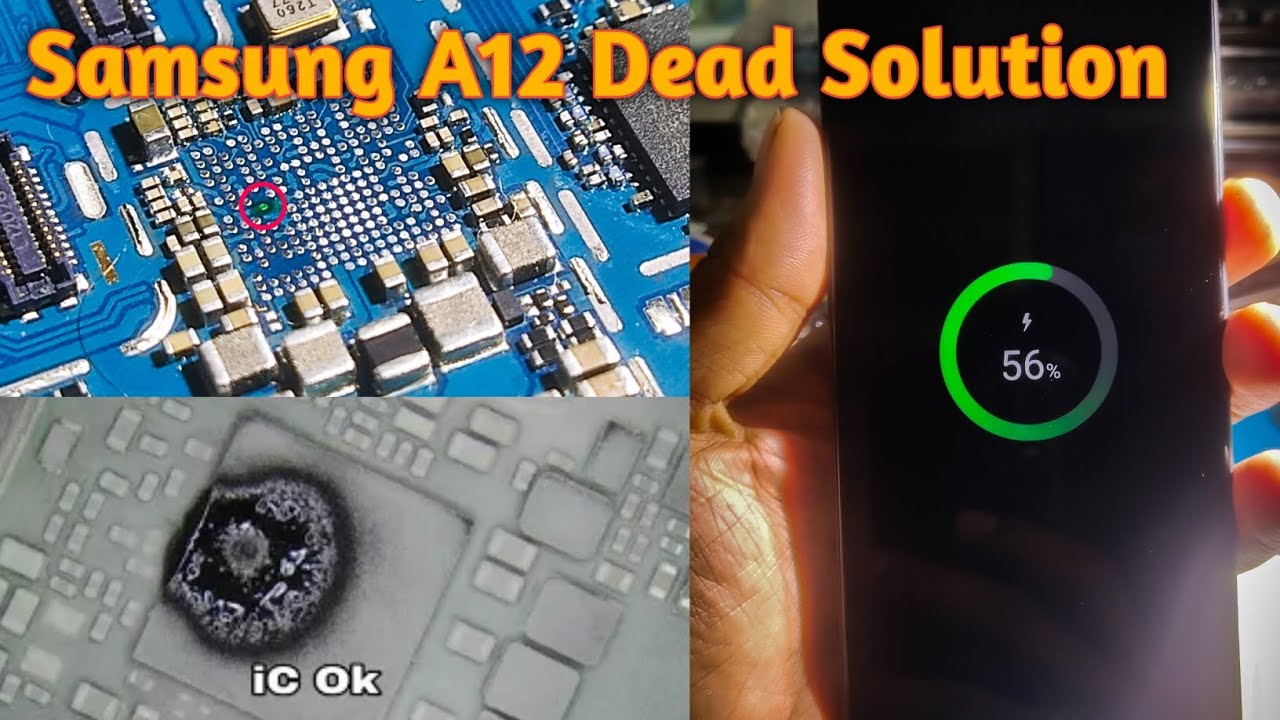 Samsung a12 dead solution|Power ic hit problem fix @GsmYusufPathan