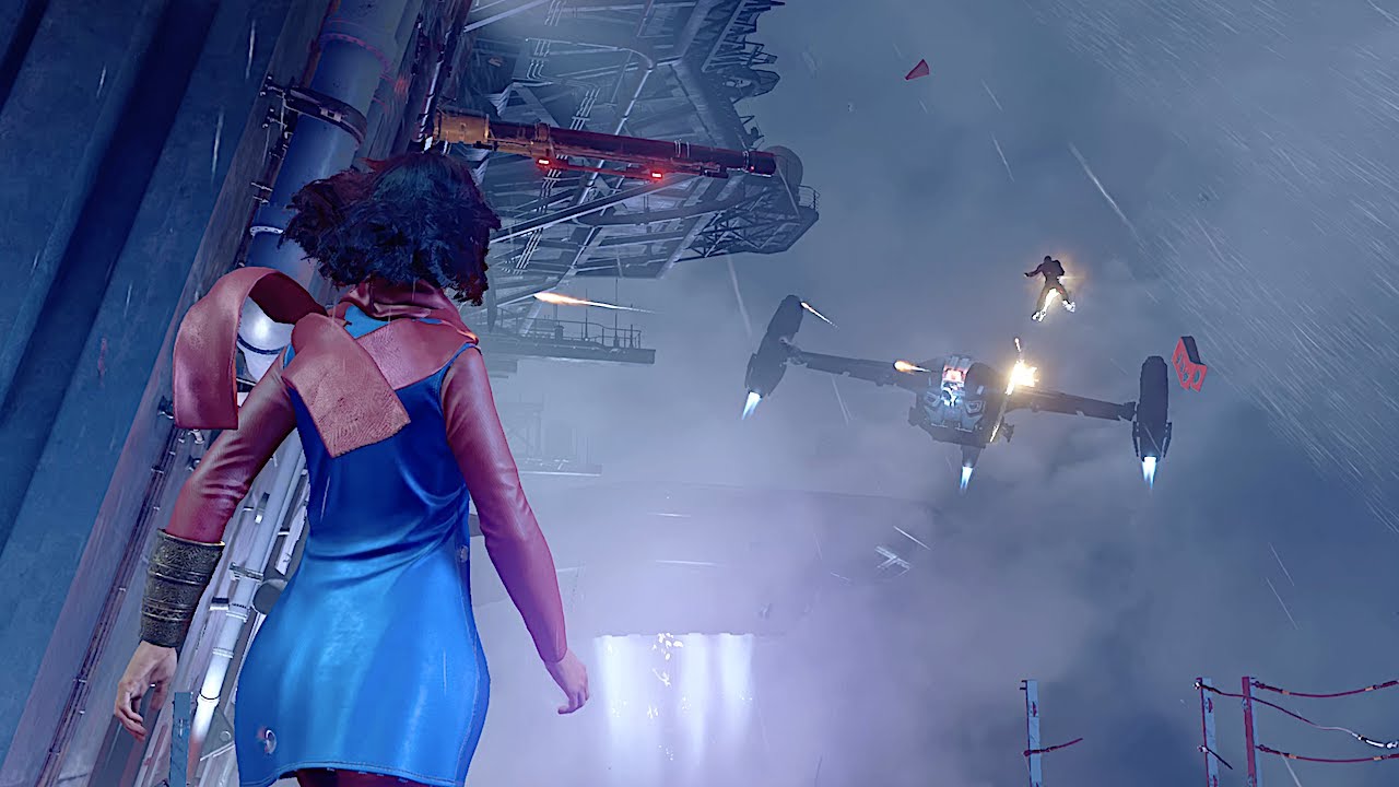 Helicarrier Under Attack - Marvel's Avengers - PS5 (4K 60FPS)