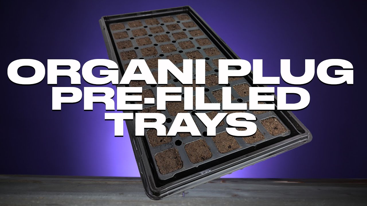 OrganiPlug Pre-Filled Propagation Trays