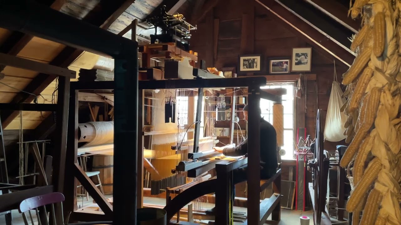 Linen Damask Weaving