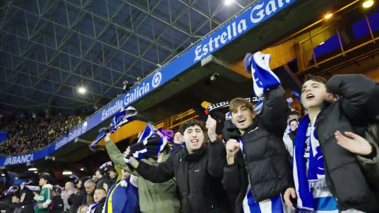 Tenemos un tesoro! Así sonó el HIMNO GALLEGO en el Dépor - Lugo