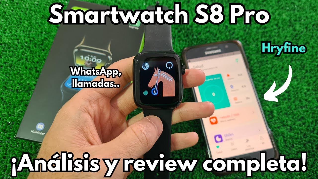💥 Smartwatch S8 Pro | Características y Configuración COMPLETA | Hryfine