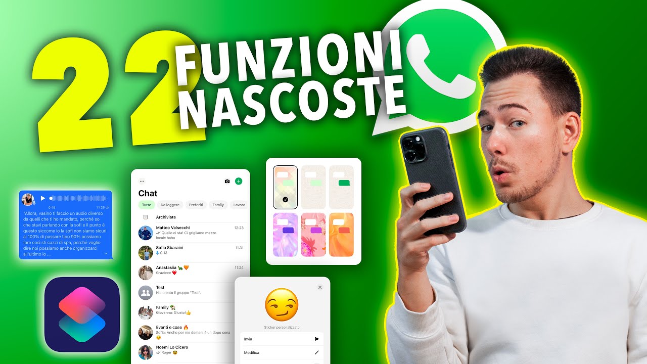 22 FUNZIONI NASCOSTE di WhatsApp 💬 che PROBABILMENTE NON CONOSCI (2025)
