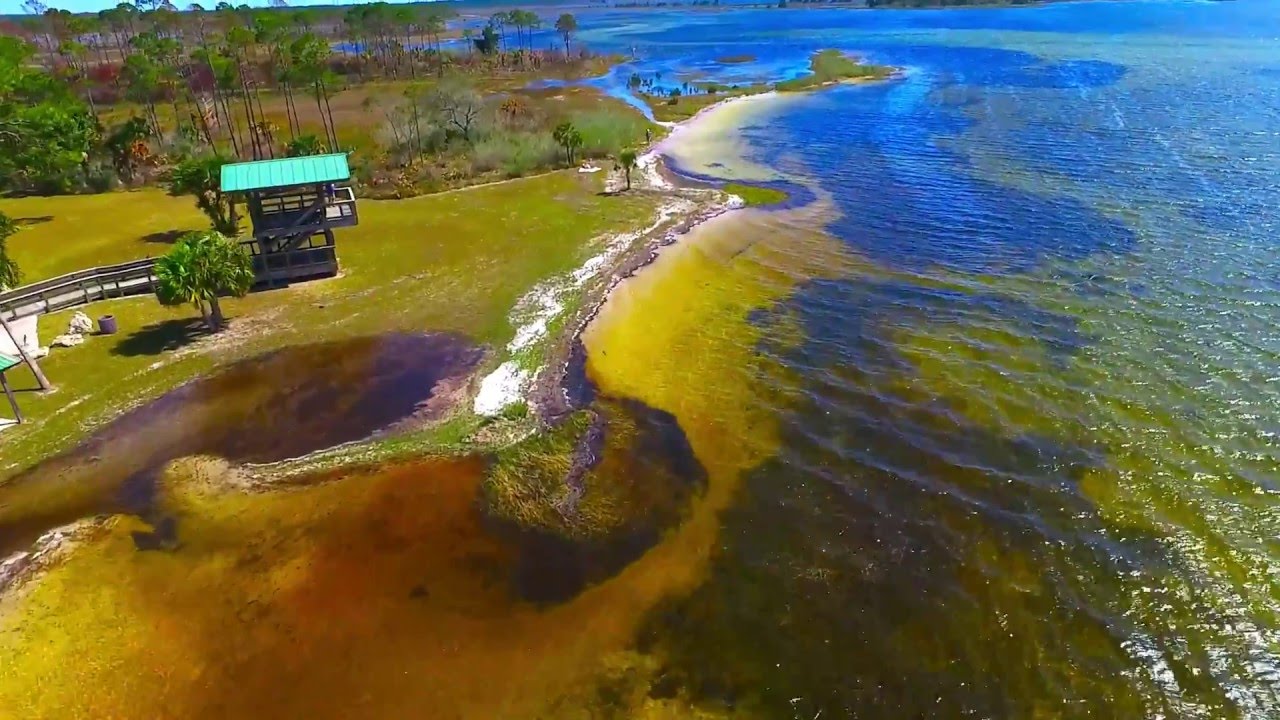 Hagen's Cove Taylor County Fl (Phantom 3 in high winds)