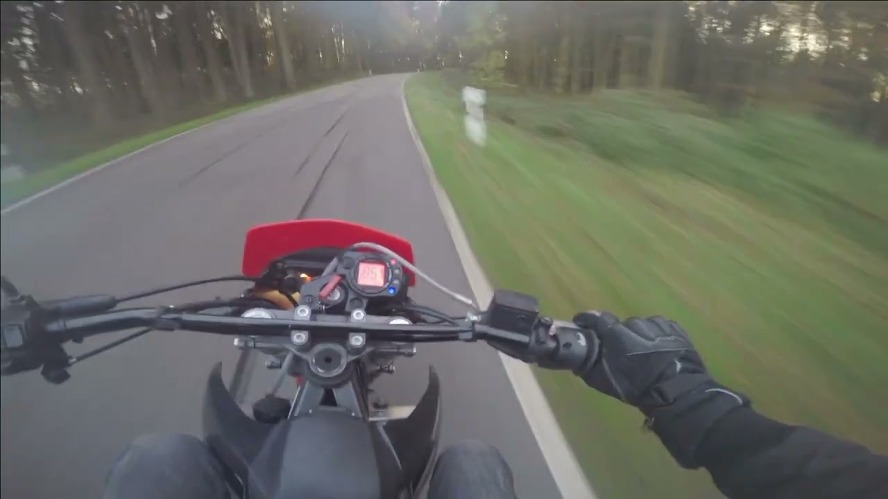 Gilera smt 50 70ccm umbau first ride RAW SOUND