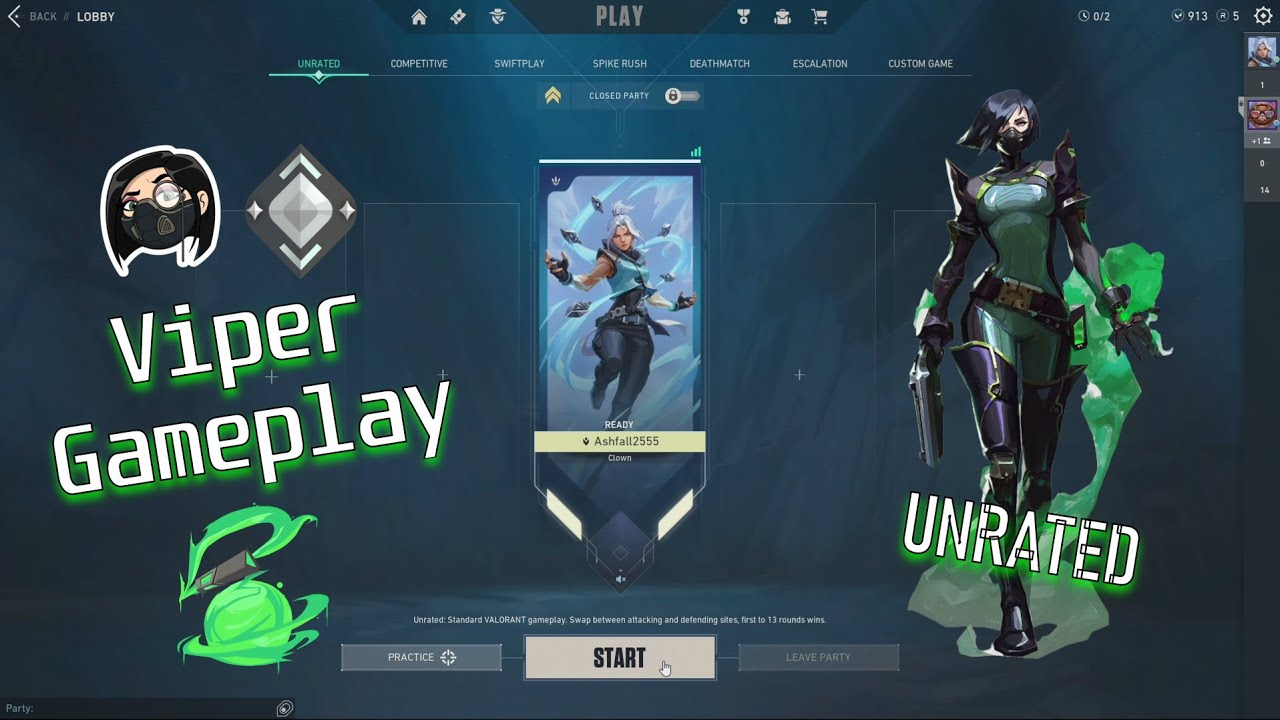 Valorant Unrated Gameplay on Ascent (No Commentary) | Viper 17K 5D 7A