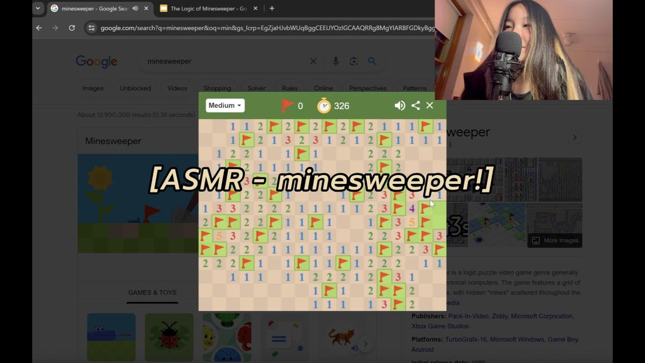 [ASMR] how to play mineweeper: an asmr lesson | whispering, sound effects, mild clicking