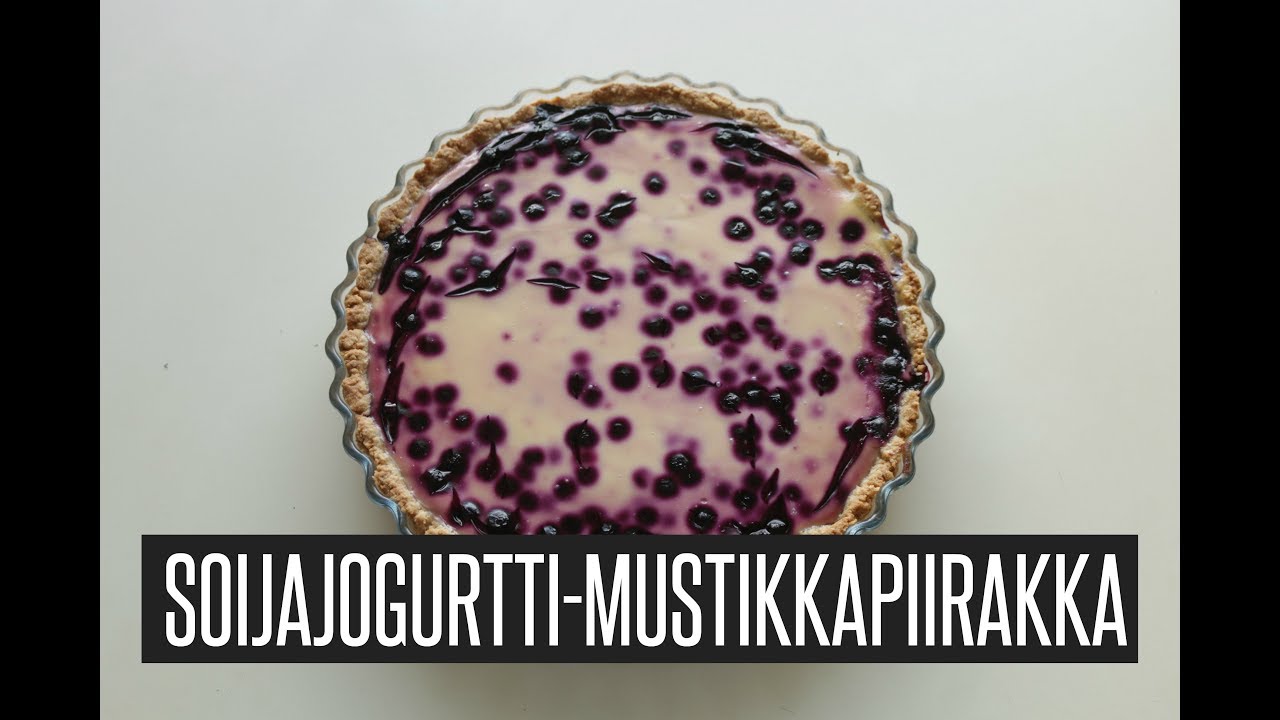 SOIJAJOGURTTI-MUSTIKKAPIIRAKKA