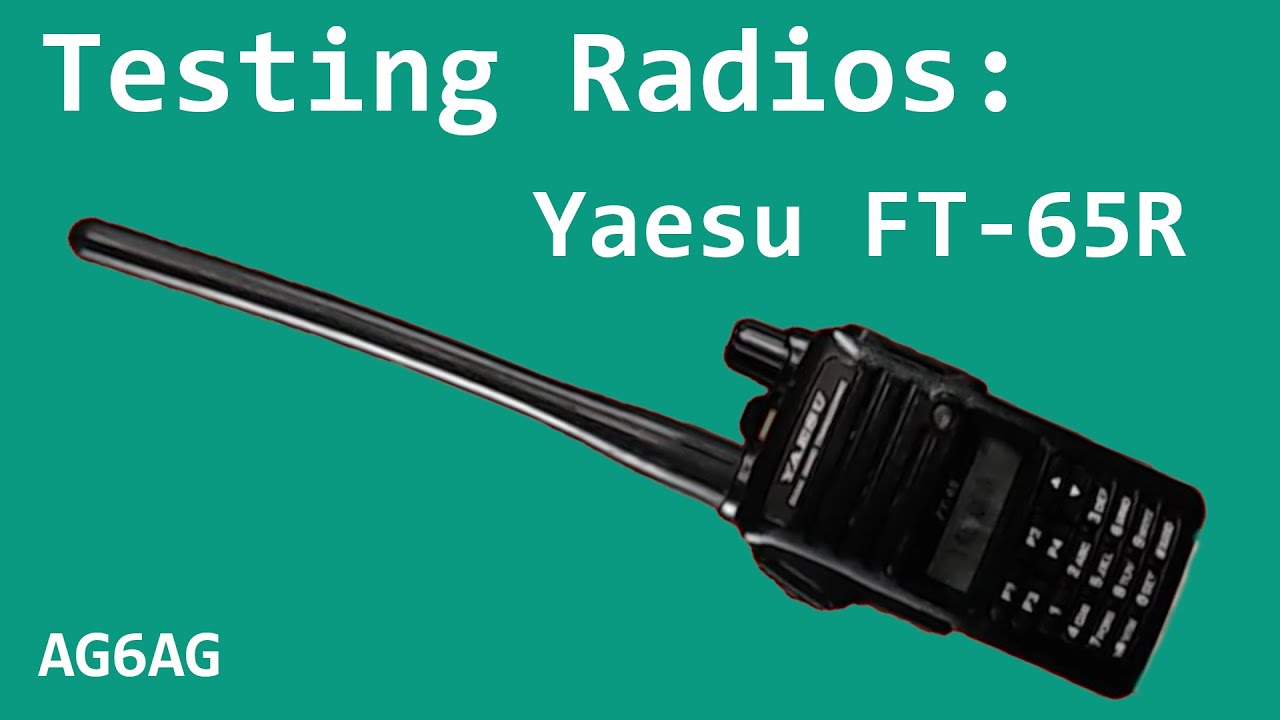 Yaesu FT-65R  Transmitter Tests