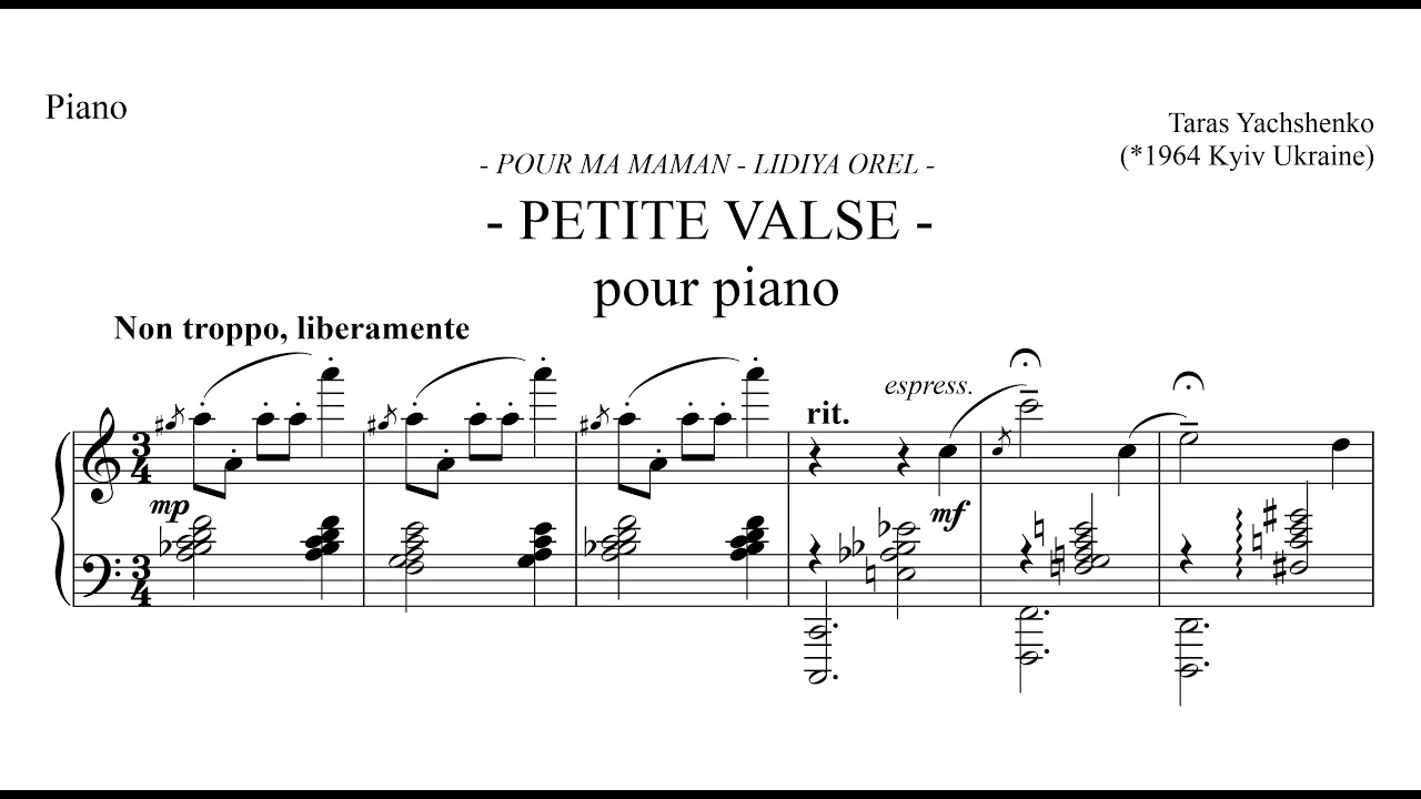 Taras Yachshenko: Petite Valse