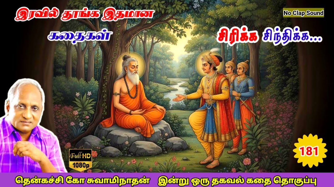 மன அழுத்தம் நீங்கி கவலைகள் மறந்து தூங்க Thenkachi Ko Swaminathan கதைகள் 181 உண்மையான மகிழ்ச்சி