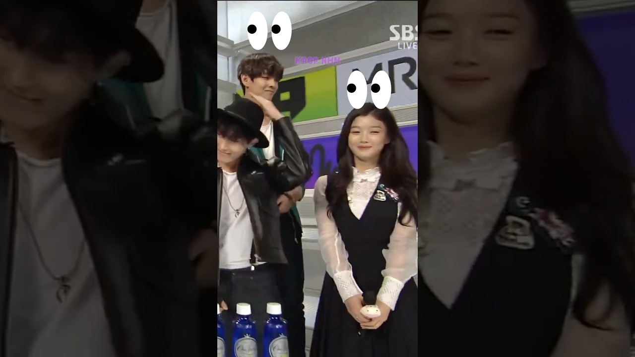 The Way The Girl Looked At Taehyung Immediately When He Slipped 😂😂 #shorts #taehyung #bts