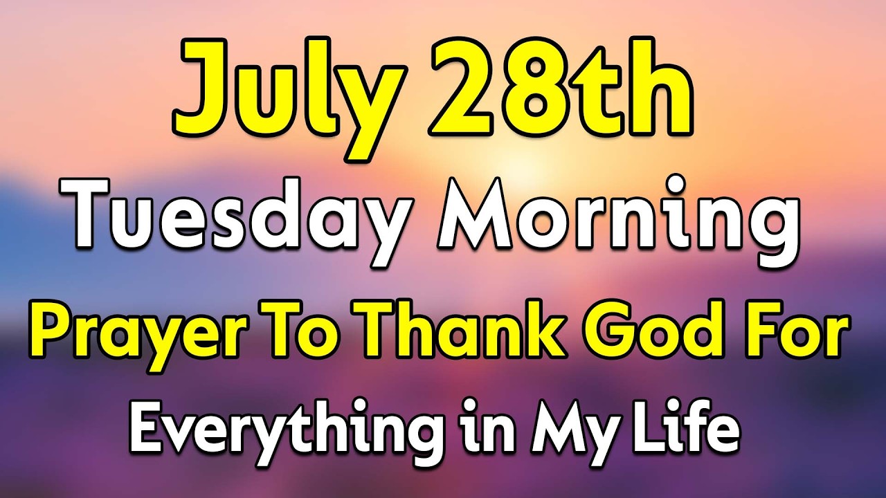 Thank God First With This Morning Prayer | Give Thanks for the Life God Has Graciously Given You