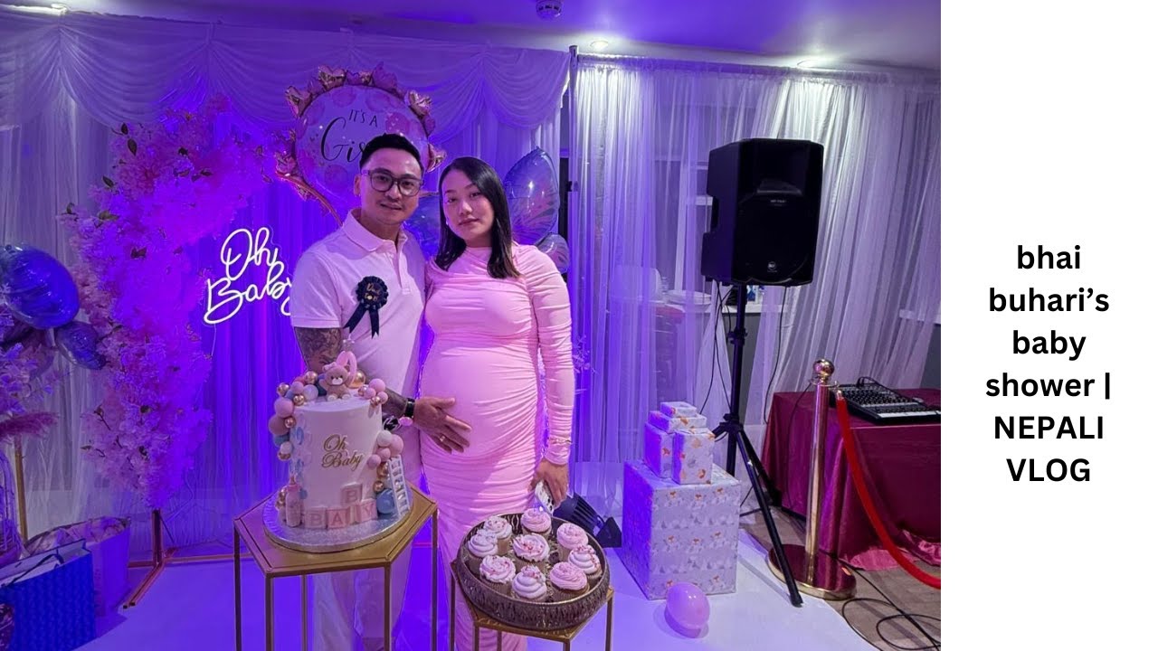 BHAI BUHARI'S BABY shower #vlogs /NEPALI family