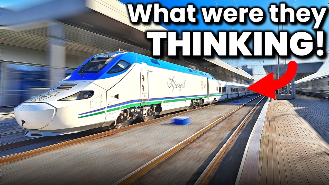 Would you ride UZBEKISTAN&rsquo;S crazy high-speed train? 😱