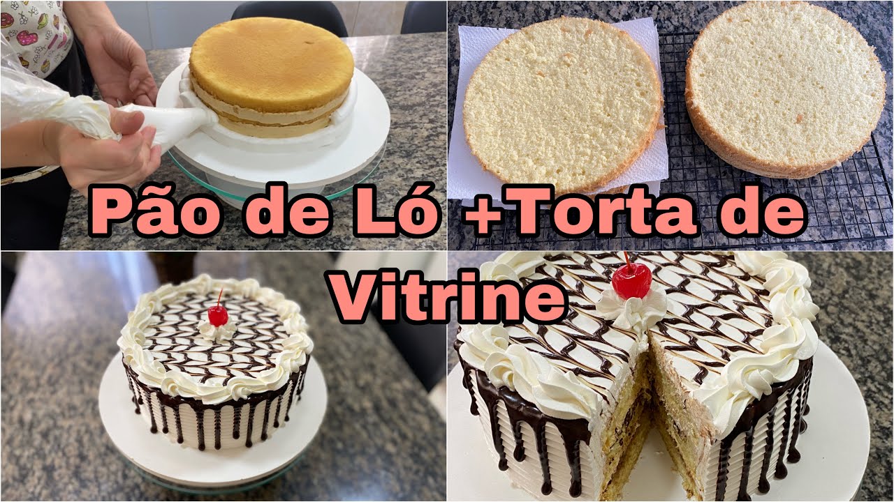 Pão de Ló + Torta de Vitrine | Silvana Souza