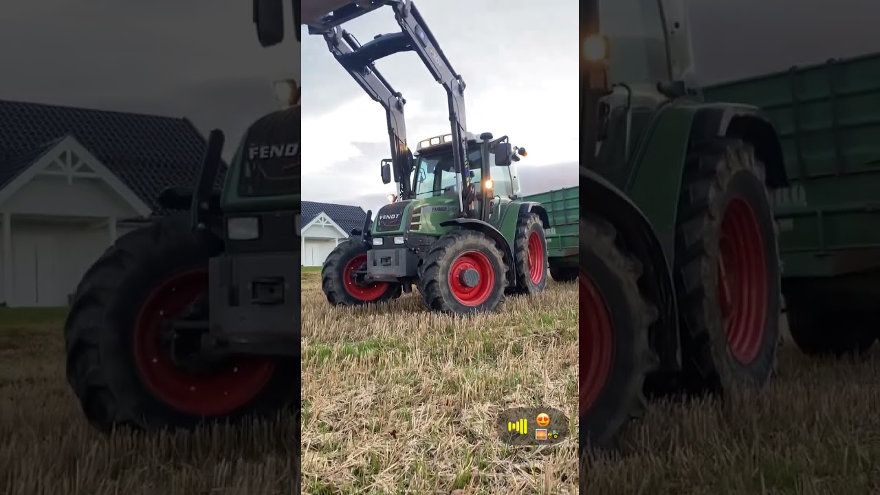 Fendt 309 ci and a wonderful sky🤩 #fendtpower #fendt #farming #farmlife #norway