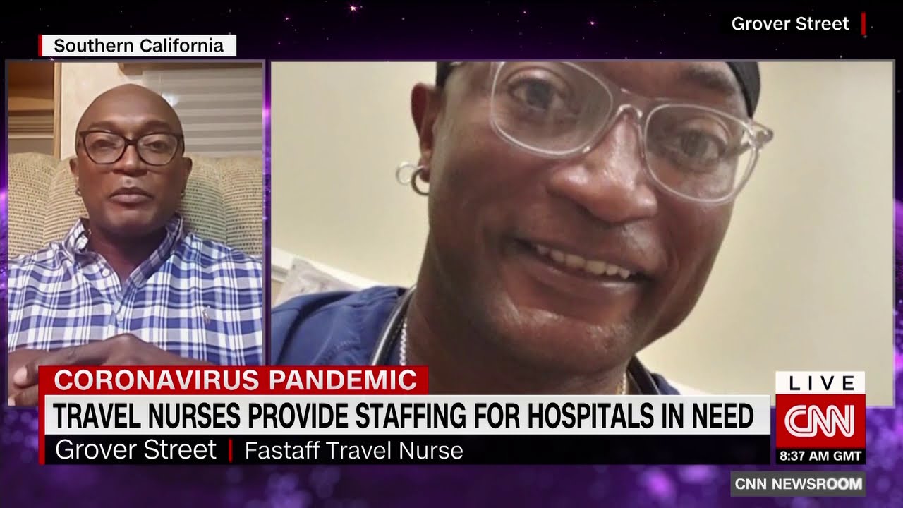 Fastaff Travel Nurse Joins CNN Newsroom with Robyn Curnow Dec. 6, 2020