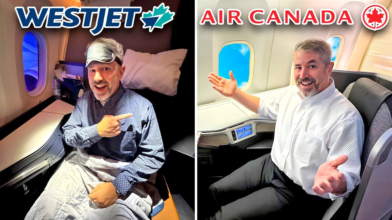 Canada’s BEST Airline? (Air Canada vs WestJet)