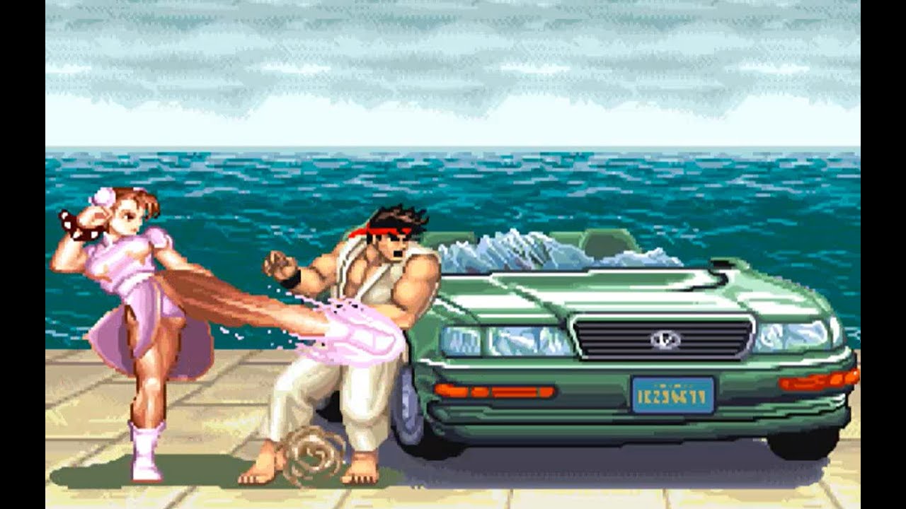 Super street fighter 2 Bonus stage (car) - Chun Li