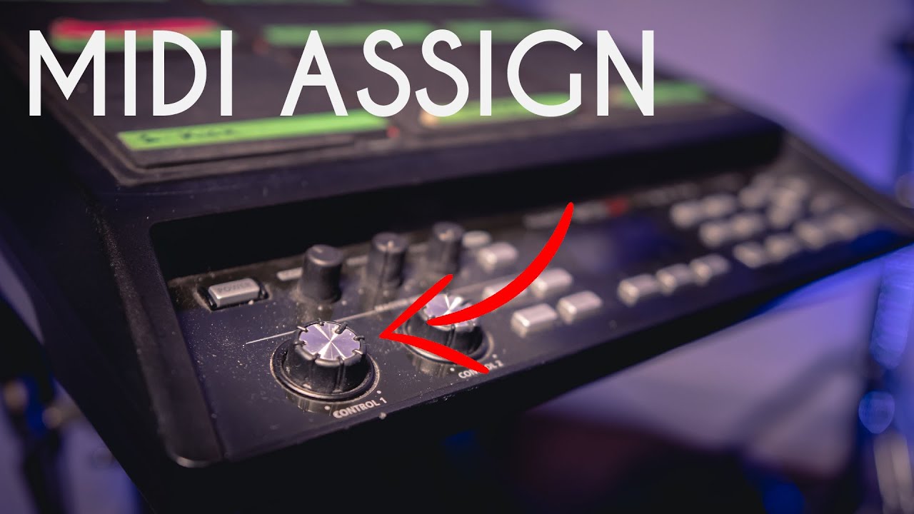 MIDI Assign the SPD-SX Control Knobs for Changing Volumes