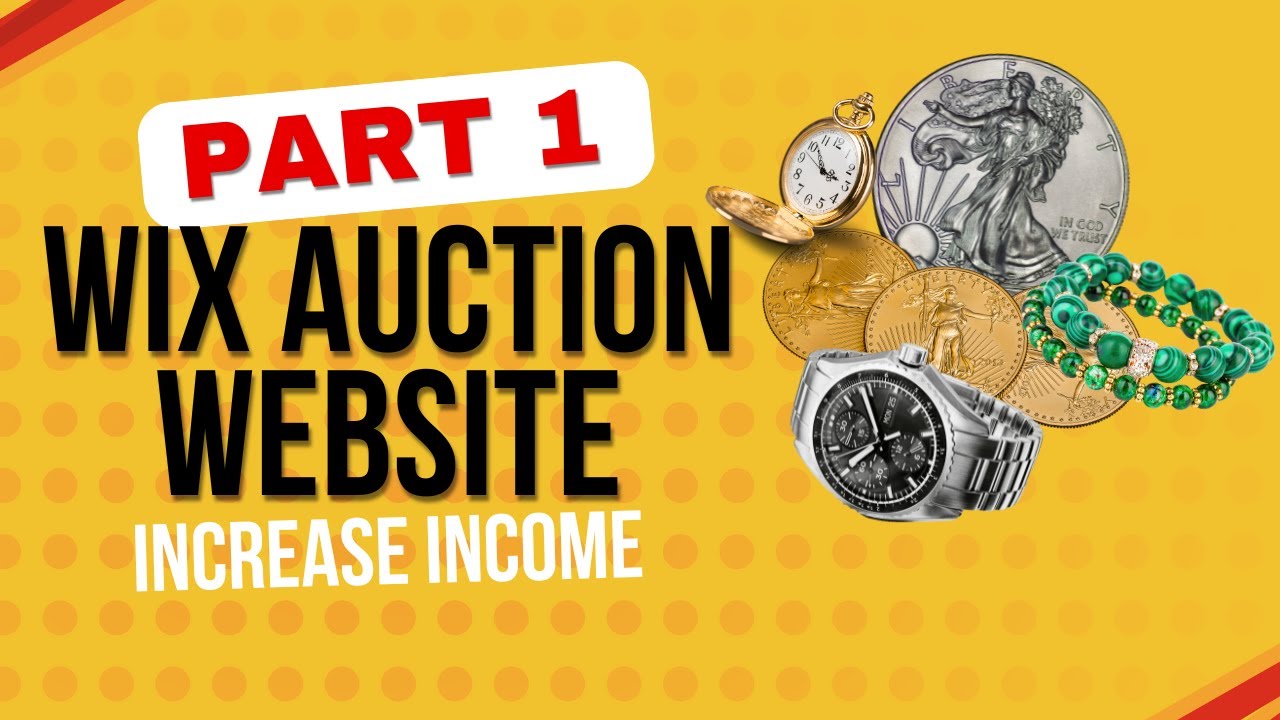 Wix Auction Website Part 1 | Build & Launch Your First Auction Page