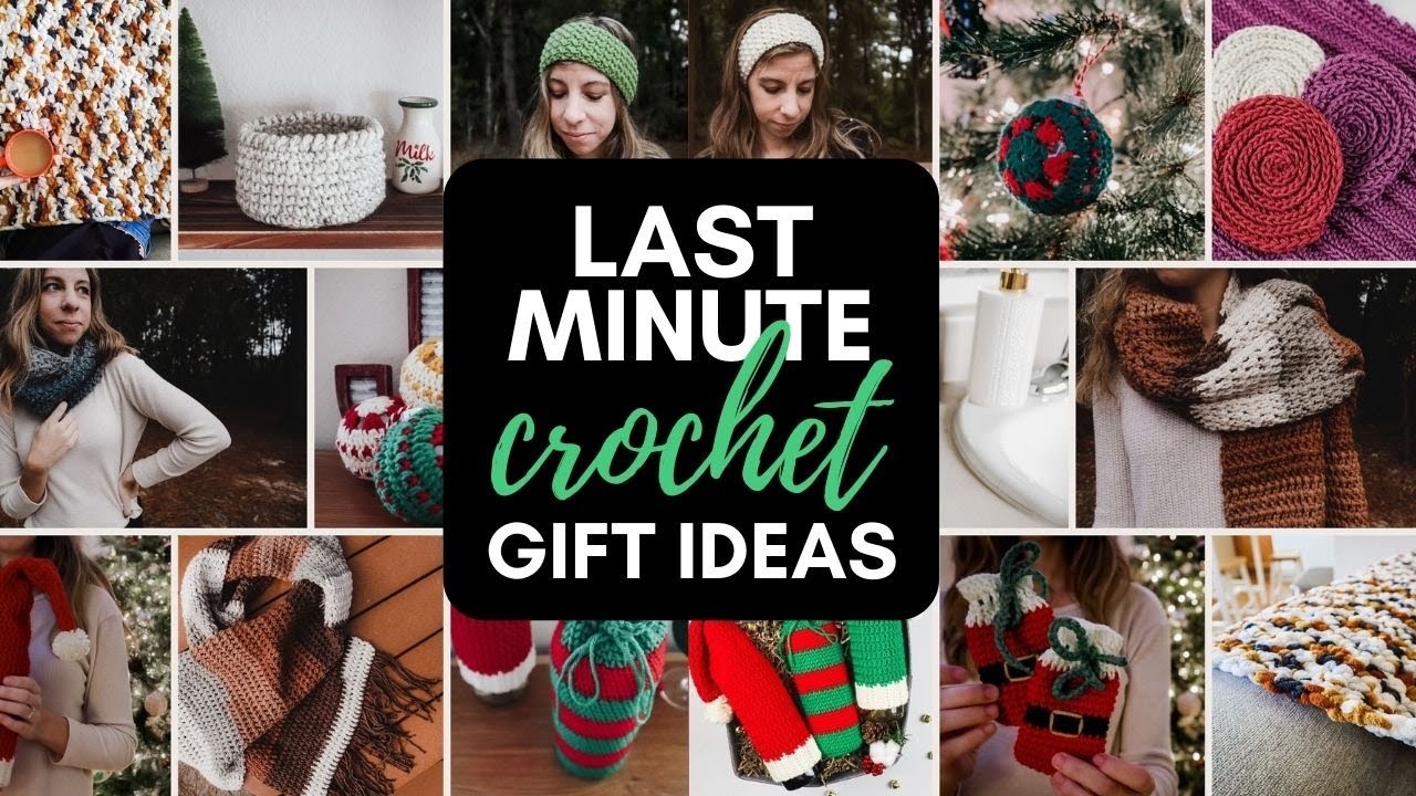 LAST MINUTE Crochet Christmas Gift Ideas for Beginners