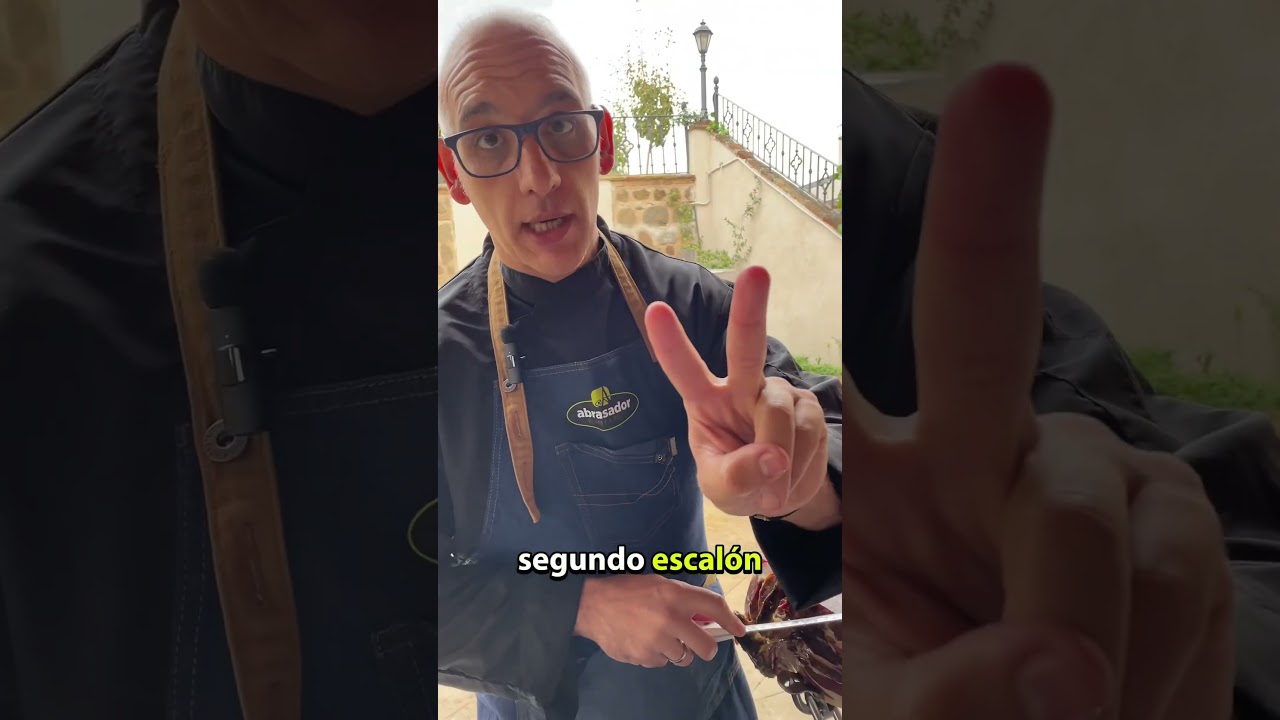 El video definitivo para hacer los escalones en tu jam&oacute;n #jamonlovers #jamoniberico #cortadordejamon