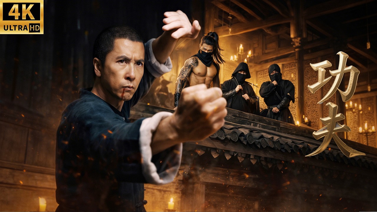 ⚔️功夫之王对决十名刺客，反杀敌人，震撼全场！⚔️kungfu _ 功夫