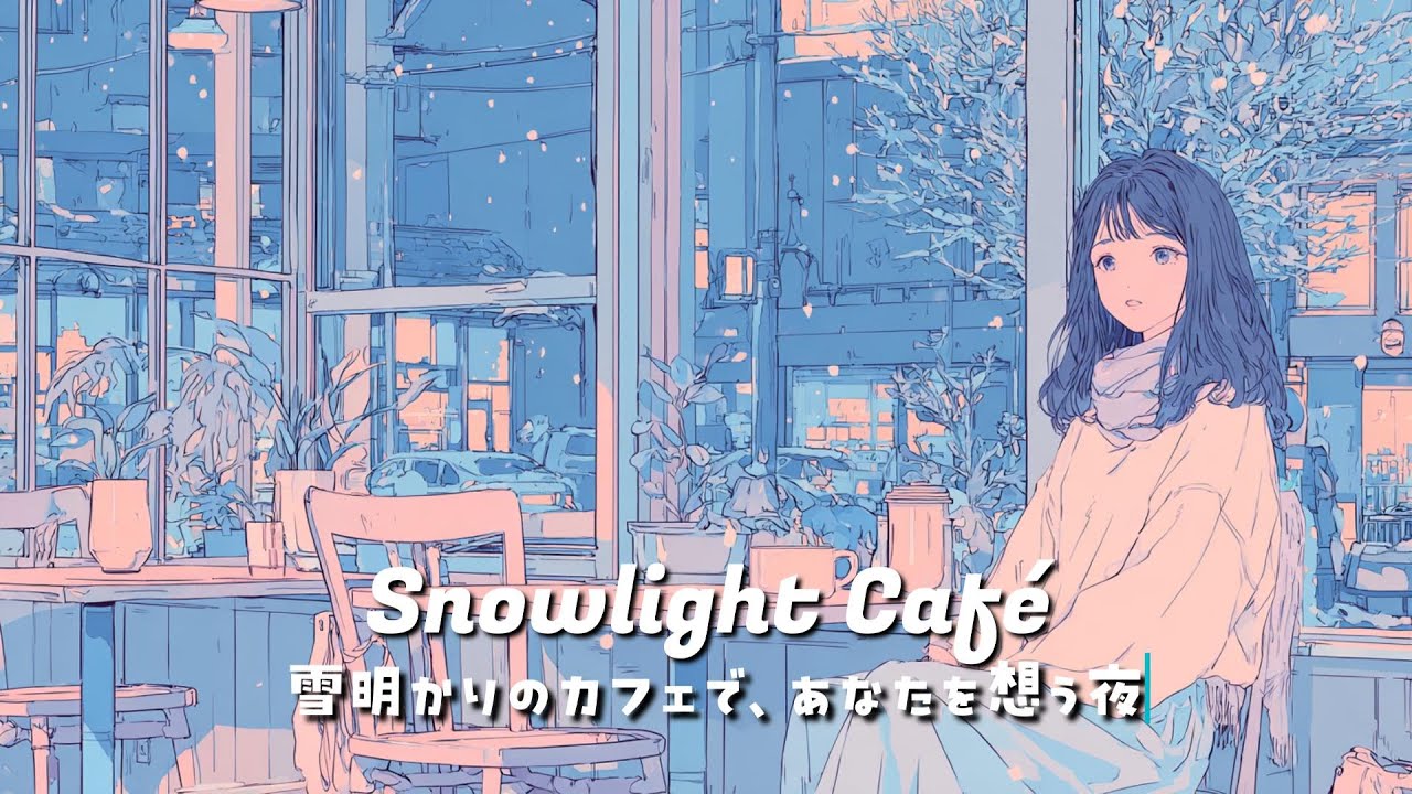 【Lofi Hiphop】Snowlight Café【雪明かりのカフェで、あなたを想う夜／フリーBGM】