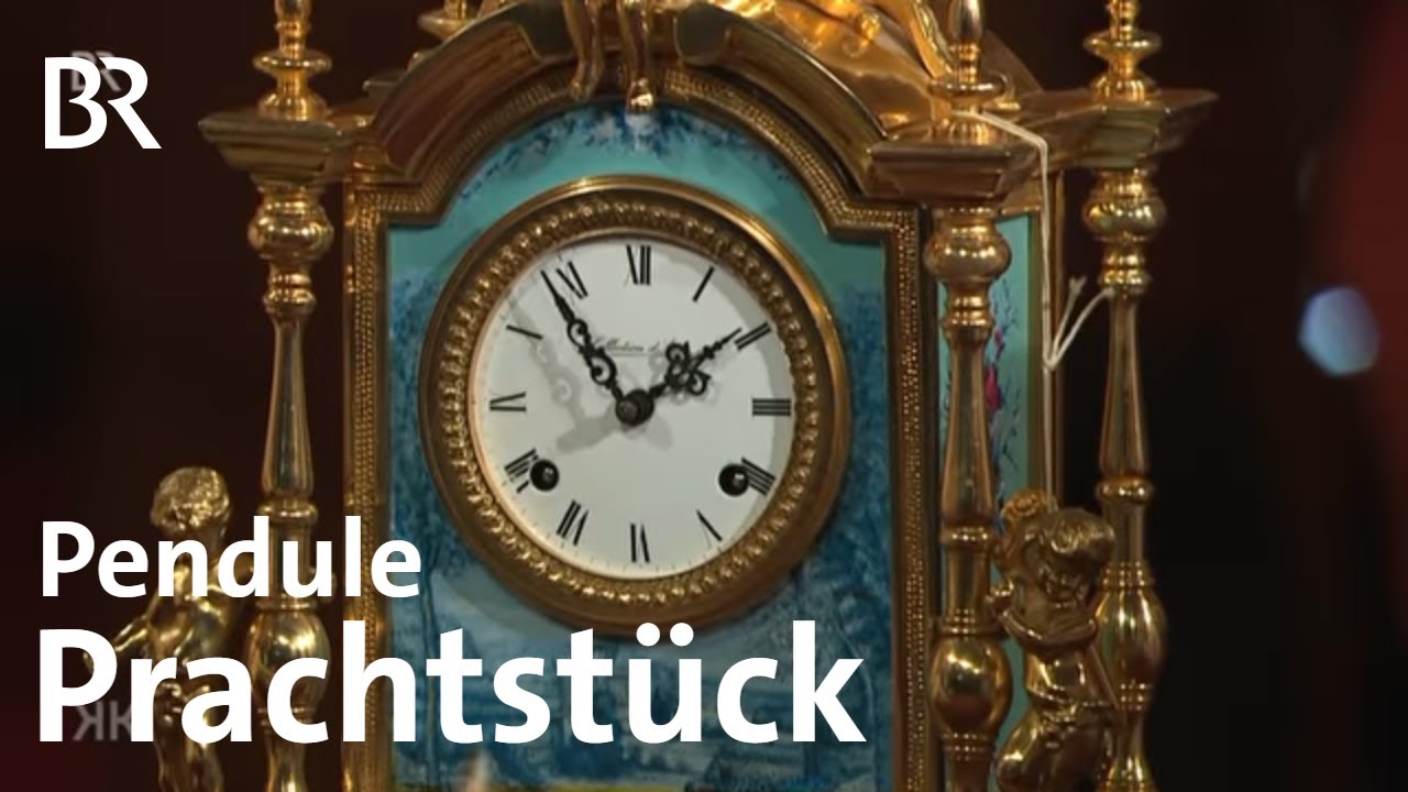 Blendende Ausstrahlung: Pendule in Gold | Kunst + Krempel | BR